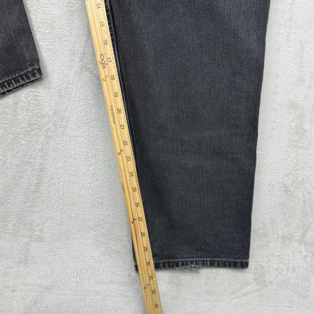 Vintage Levis 550 Relaxed Fit Jeans Mens 36x32 Black Faded Tapered Denim Y2K